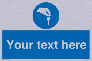 Custom Mandatory Keys Sign